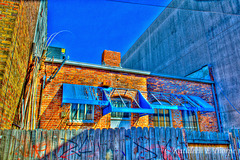 Ybor City Alley Awnings - Tampa - HDR