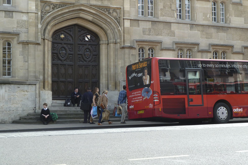 Oxford 2013 – Bus stop High Street