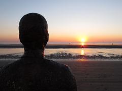 Mr Gormley Watches Sunset