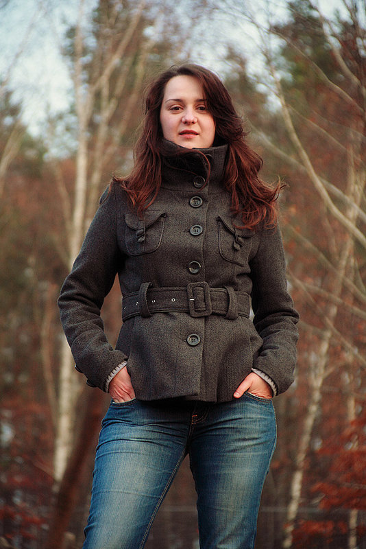 Lucy In the Wood In Autumn