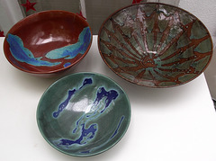 Three beautiful bowls