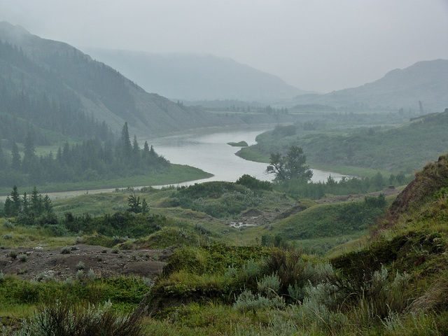 A sense of mystery on a gloomy, rainy day