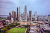 Singapore - Padang and Financial District, Apr. 1996  (210°)