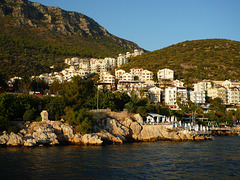 The east end of Kaş