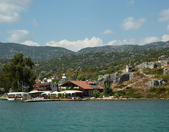 more Lycian ruins and a restaurant