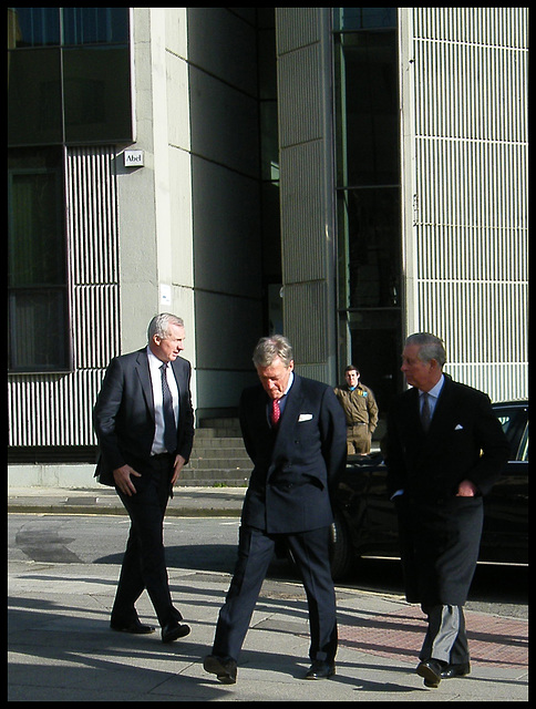 Prince Charles arrives in Oxford