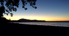 Sunset over Lake Rotorua