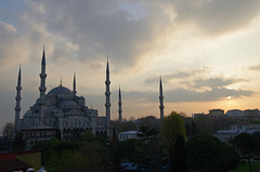 evening, Blue Mosque