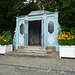 blue gazebo