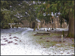 a sprinkling of snow