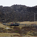 The site of the Lögberg (Law Rock) at the Alþingi (Althing or Assembly), the world's first parliament