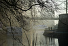 BESANCON: Le canal du doubs, le pont St Pierre au levé du soleil 03.