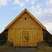 Reconstruction of the old Skálholtskirkja in timber and turf