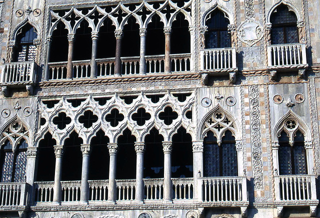 Detail of the Ca d'Oro Facade