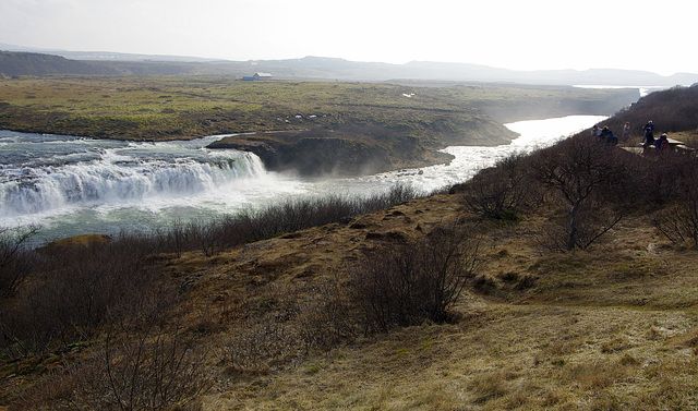 The river flows south