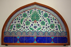 Iznik tiled lunette