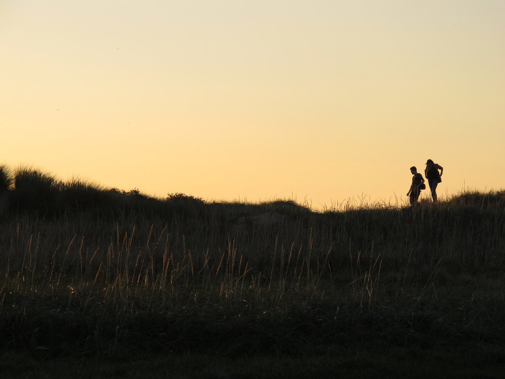 On the way to Crosby Beach
