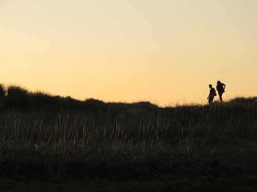 On the way to Crosby Beach