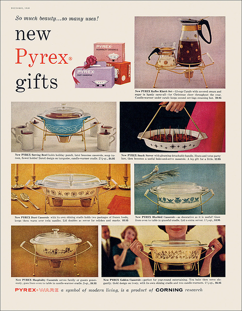 Pyrex Cookware Ad, 1959