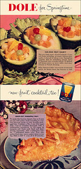 Dole Canned Pineapple Ad, 1950