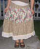 Sheet-swap tiered skirt