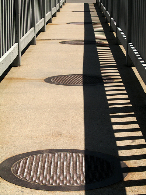 High Noon on Stony Brook Footbridge