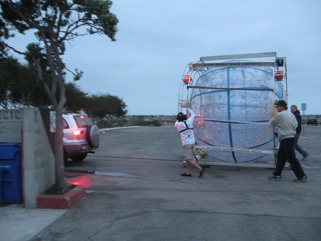 Human Hamster Ball, Redondo Marina 3