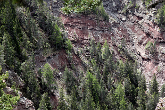 Blick in die Bletterbachschlucht