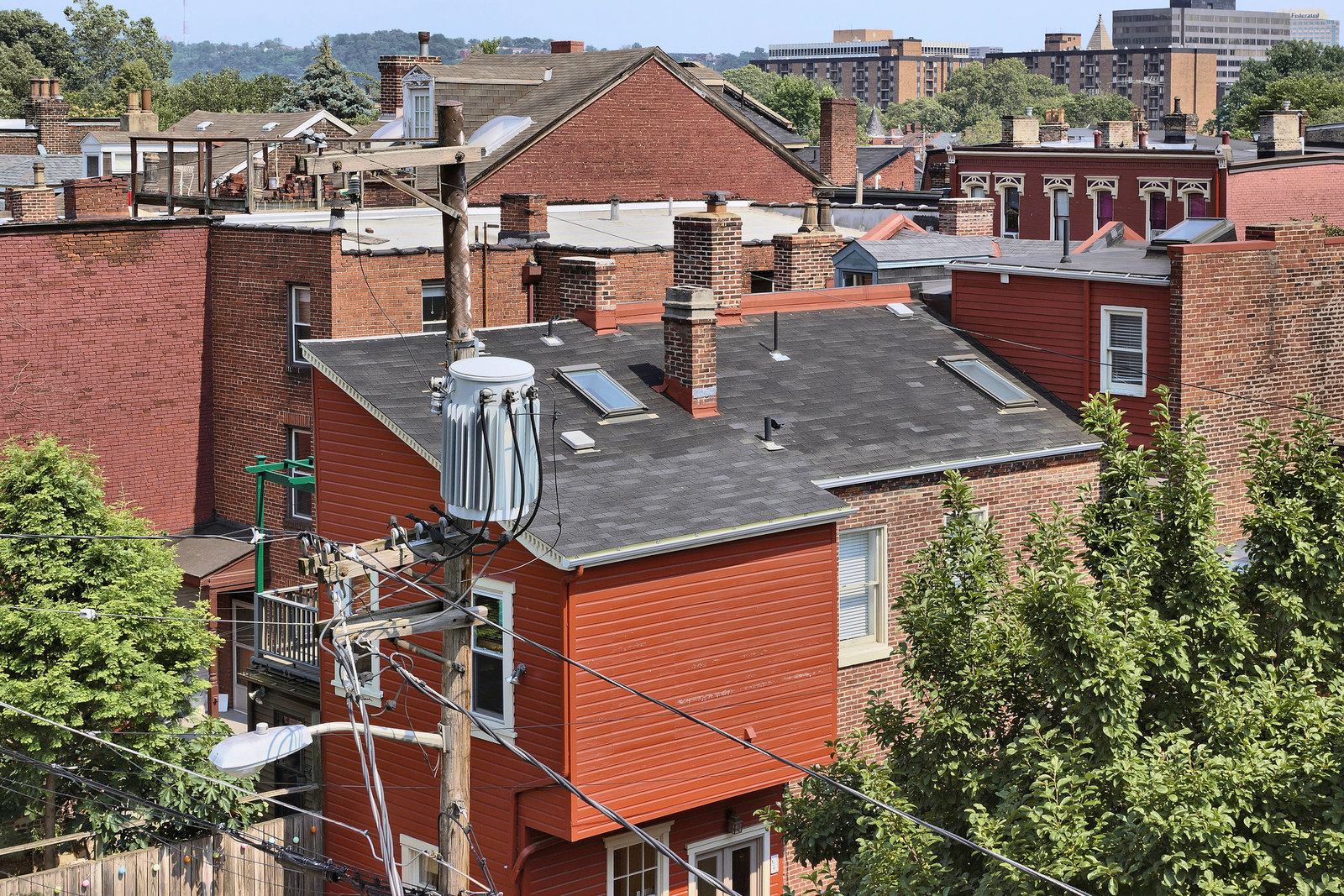 Back Yard Transformer – Viewed from the Mattress Factory Museum, Central Northside Neighbourhood, Pittsburgh, Pennsylvania