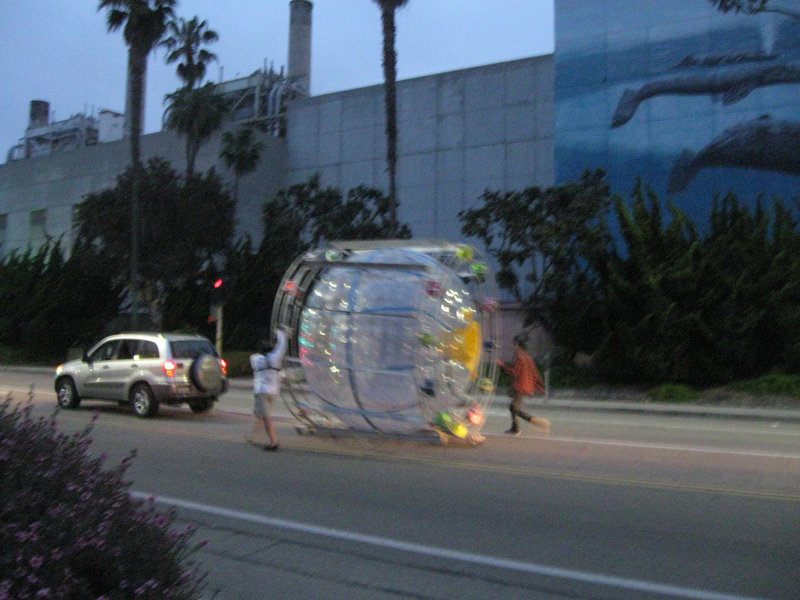 Human Hamster Ball, Redondo Marina 1