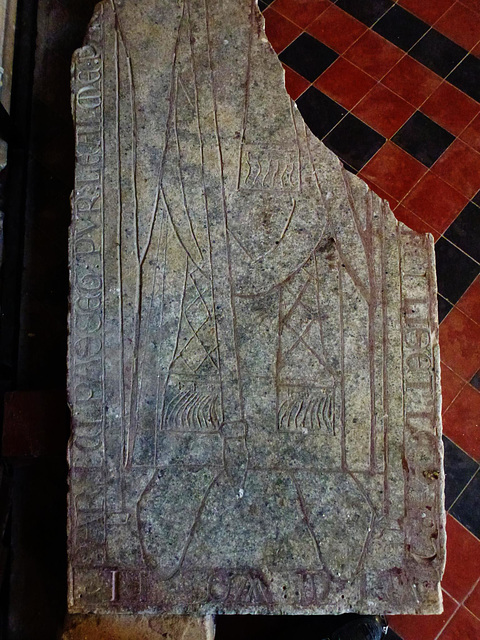 milton abbey dorset, incised tomb slab with lombardic lettering, prob. that of 1256 to abbot william de stokes milton abbey dorset, incised tomb slab with lombardic lettering, prob. that of 1256 to abbot william de stokes