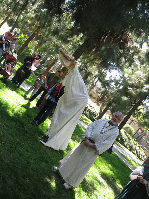 Mari Llwd at the St. David's Day Festival, Barnsdall Art Park