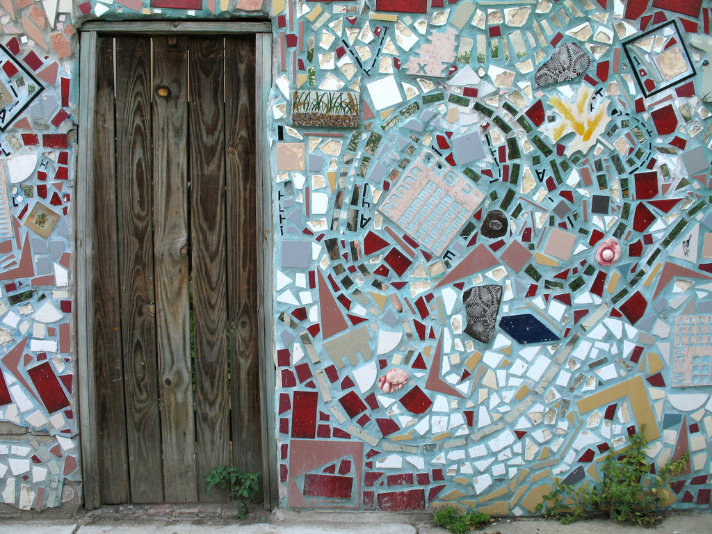 Alleyway Wall with Door