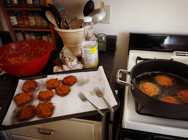 sweet potato latkes