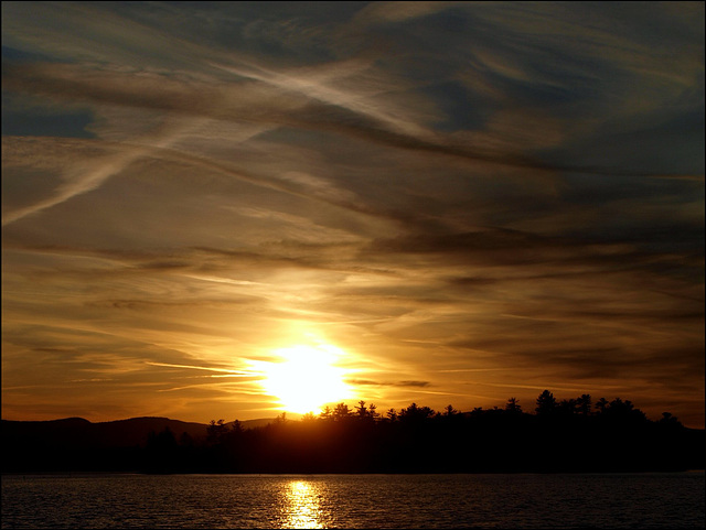 the criss cross sky