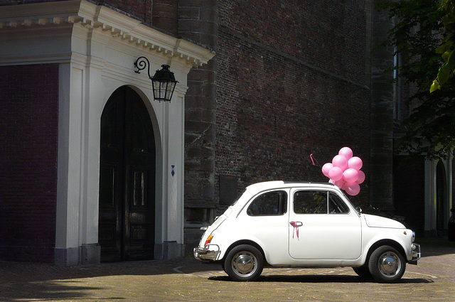 Fiat 500 Wedding car