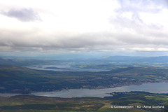 The Clyde Estuary and Loch Lomond beyond - Aerial