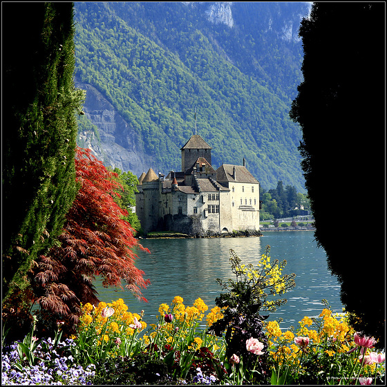 Château de CHILLON sur le lac Leman