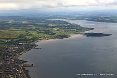 Firth of Clyde, and Helensburgh - Aerial