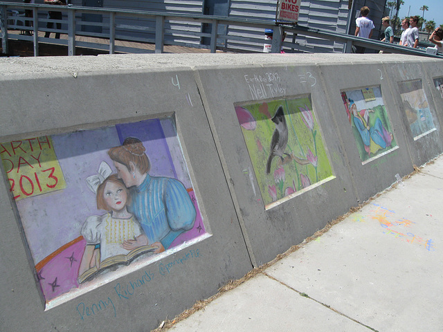 Chalk at the Seawall