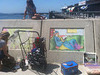 Chalk art challenge at redondo sea wall, 2013