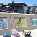 Chalk art challenge at redondo sea wall, 2013