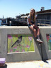 Chalk art challenge at redondo sea wall, 2013