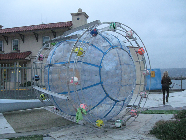 Human Hamster Ball, Redondo Marina 6