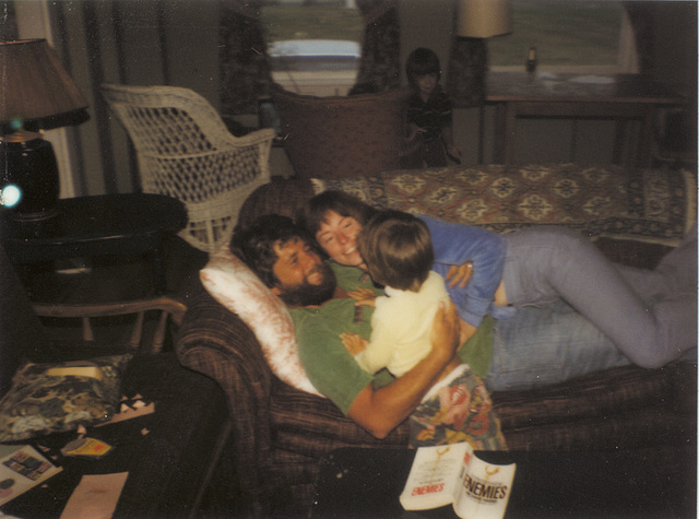 Maine, 1980, with Tom and Karen