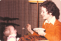 Elise visits Chicago, March, 1975