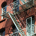 Blue Fire Escape