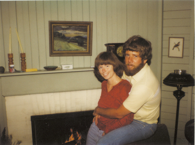 Maine, 1980, with Tom and Karen