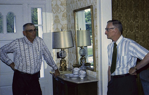 Grandma and Grandpa Parkes's 50th Wedding Anniversary, 1973