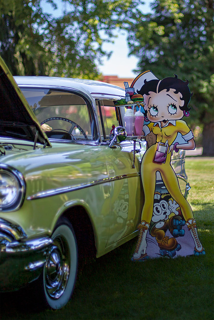 Betty Boop at the Medford Cruise Show 'n' Shine
